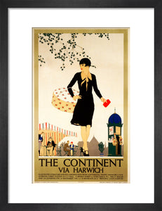 ‘The Continent via Harwich’, LNER poster, 1933.