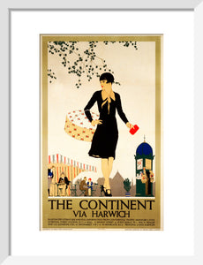 ‘The Continent via Harwich’, LNER poster, 1933.