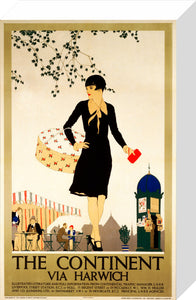 ‘The Continent via Harwich’, LNER poster, 1933.