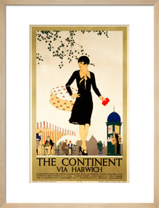 ‘The Continent via Harwich’, LNER poster, 1933.