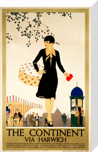 ‘The Continent via Harwich’, LNER poster, 1933.
