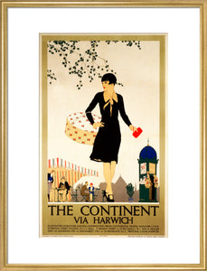 ‘The Continent via Harwich’, LNER poster, 1933.