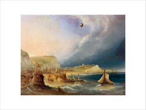 The first balloon crossing of the English Channel, 7 January 1785.