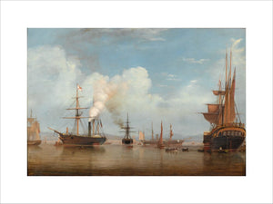 Painting. Royal Mail Steamers, 1835-1845.