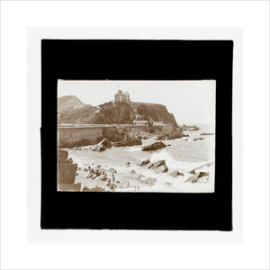 A magic lantern slide of Ilfracombe, North Devon by Birt Acres, c. 1893.