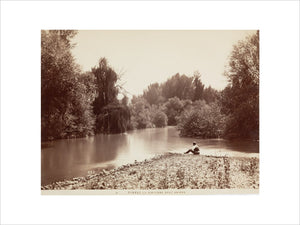 River Aniene, Tivoli, Italy, c 1850-1900.