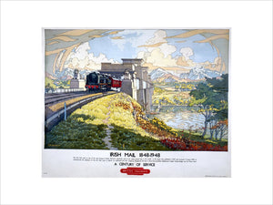 'Irish Mail: A Century of Service', BR poster, 1948.