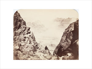 View from Mount Sinai, Egypt, c 1850-1900.