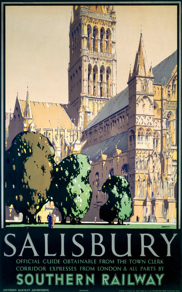 'Salisbury', SR poster, 1932.