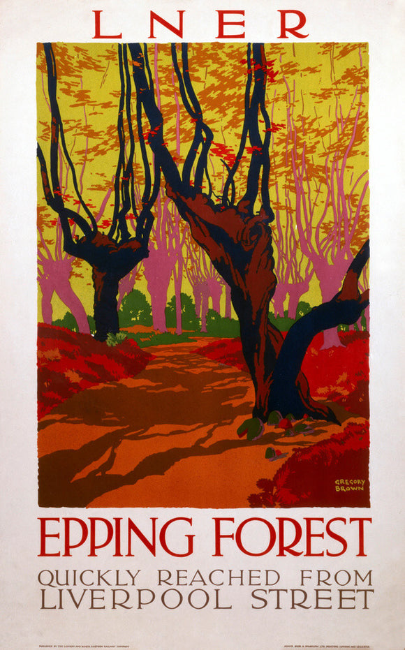 'Epping Forest ', LNER poster, 1923-1947.