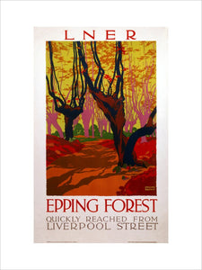 'Epping Forest ', LNER poster, 1923-1947.