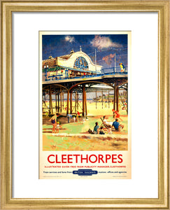 View of Cleethorpes Pier, including beach s
