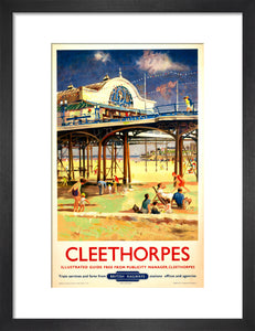 View of Cleethorpes Pier, including beach s