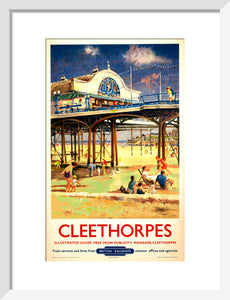 View of Cleethorpes Pier, including beach s