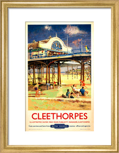 View of Cleethorpes Pier, including beach s
