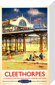 View of Cleethorpes Pier, including beach s