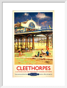 View of Cleethorpes Pier, including beach s