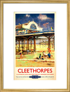 View of Cleethorpes Pier, including beach s