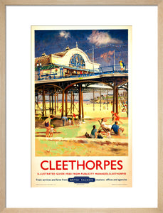 View of Cleethorpes Pier, including beach s