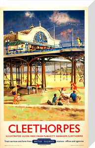 View of Cleethorpes Pier, including beach s