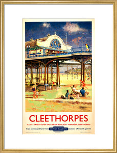 View of Cleethorpes Pier, including beach s