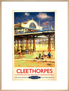 View of Cleethorpes Pier, including beach s