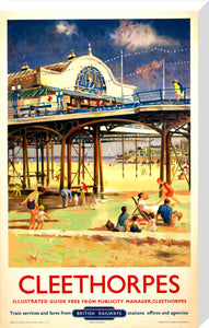 View of Cleethorpes Pier, including beach s