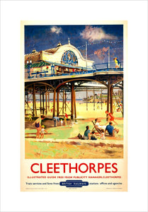 View of Cleethorpes Pier, including beach s