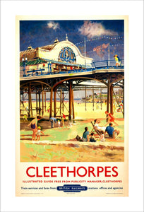 View of Cleethorpes Pier, including beach s