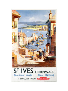 'St Ives', BR poster, c 1955.