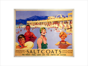 'Saltcoats', LMS poster, 1935.