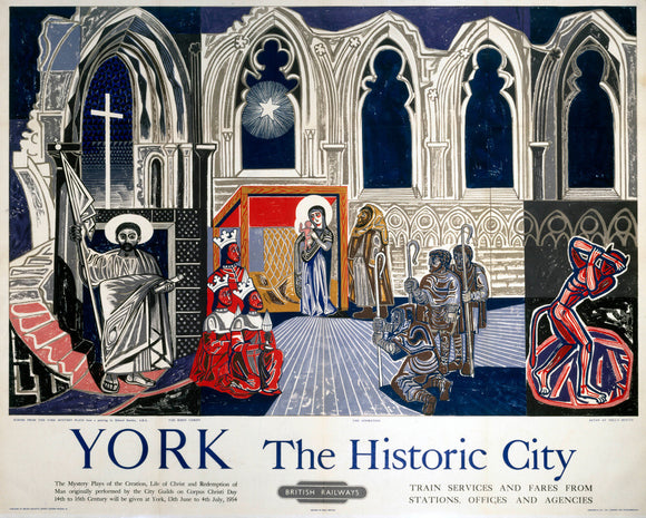 'York', BR poster, 1954.