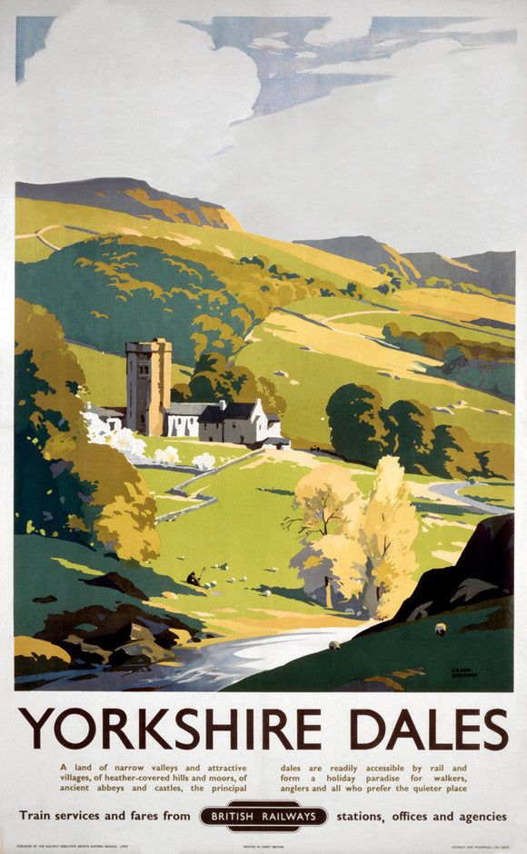 'Yorkshire Dales', BR (NER) poster, 1953.