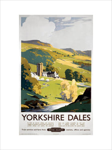 'Yorkshire Dales', BR (NER) poster, 1953.