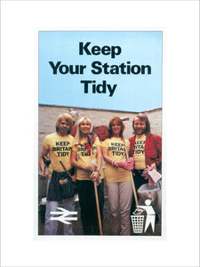 'Keep Your Station Tidy', BR poster, 1979.
