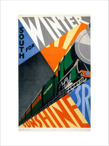 'South for Winter Sunshine', SR poster, 1929.