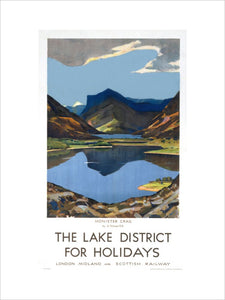 'The Lake District for Holidays', LMS poster, 1923-1939.