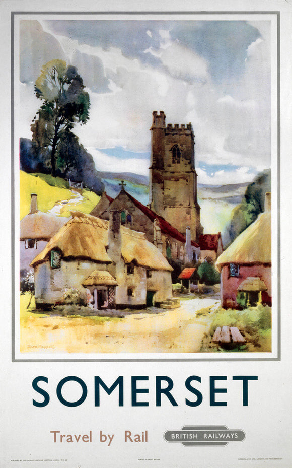 'Somerset', BR (WR) poster, 1960.
