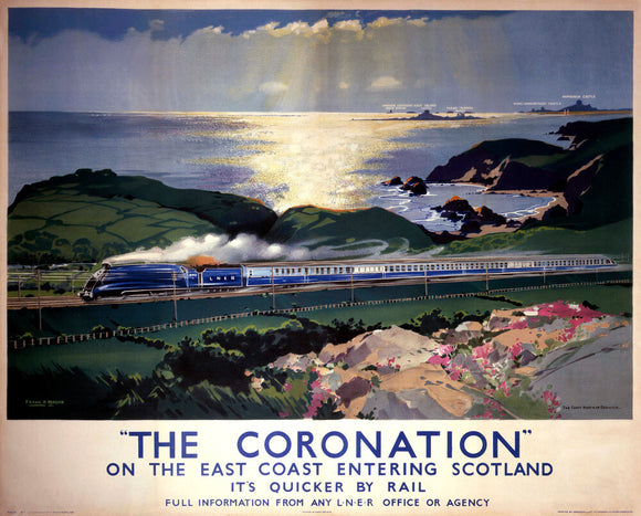 'The Coronation', LNER poster, 1938.