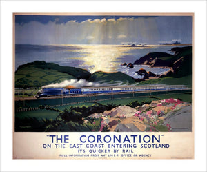 'The Coronation', LNER poster, 1938.