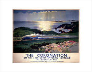 'The Coronation', LNER poster, 1938.