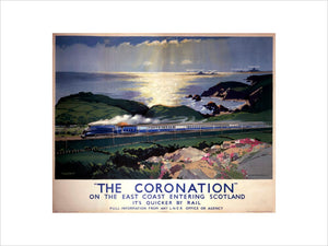 'The Coronation', LNER poster, 1938.