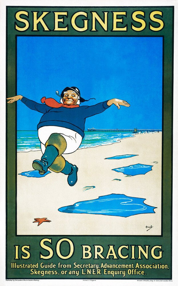 'Skegness is SO Bracing', LNER poster, 1926.