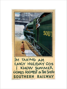'I'm Taking an Early Holiday', SR poster, 1936.
