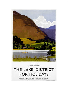 'The Lake District for Holidays', LMSR poster, 1930s.