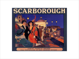'Scarborough', NER poster, c 1910.