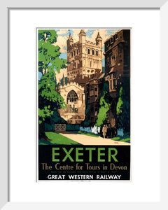 'Exeter', GWR poster, 1923-1947.