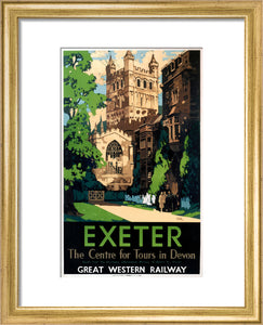 'Exeter', GWR poster, 1923-1947.