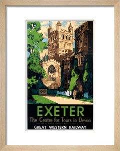 'Exeter', GWR poster, 1923-1947.