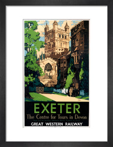 'Exeter', GWR poster, 1923-1947.